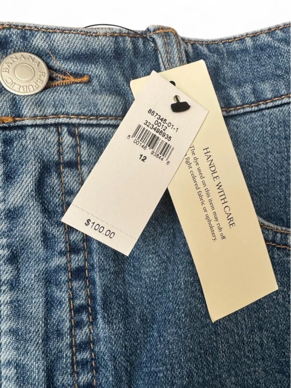 banana republic factory denim pencil skirt